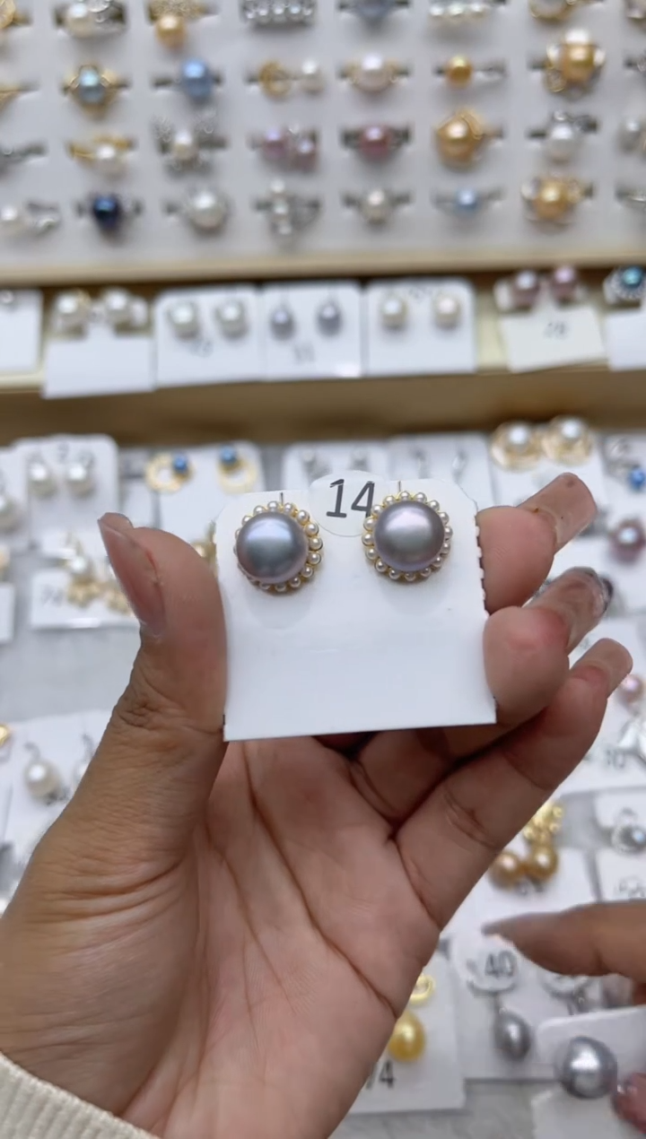 【闪购商品】淡水珍珠耳饰合金44