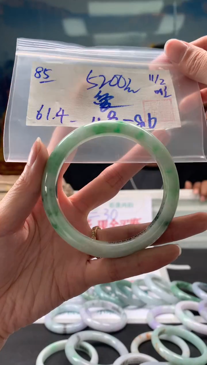 【闪购商品】翡翠手镯未镶嵌翡翠手镯 下单联系小耳机#85