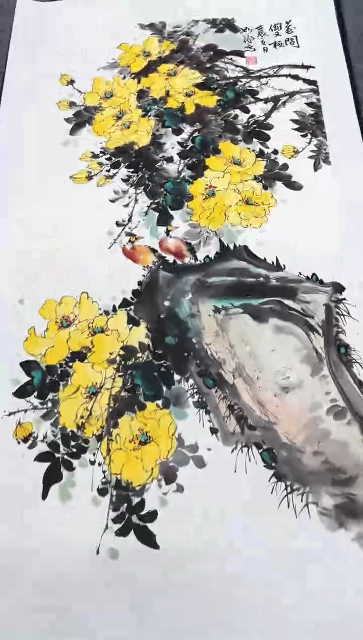 精品国画花鸟作品