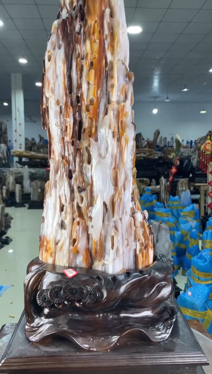 【闪购商品】硅化玉摆件未镶嵌71