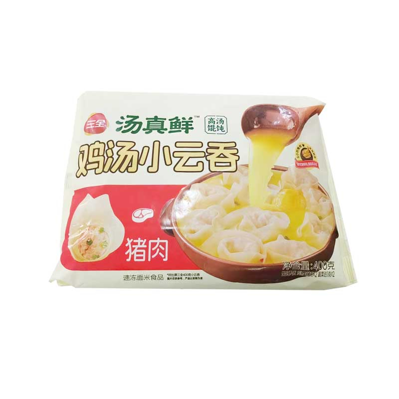 三全汤真鲜鸡汤小云吞猪肉400g/袋