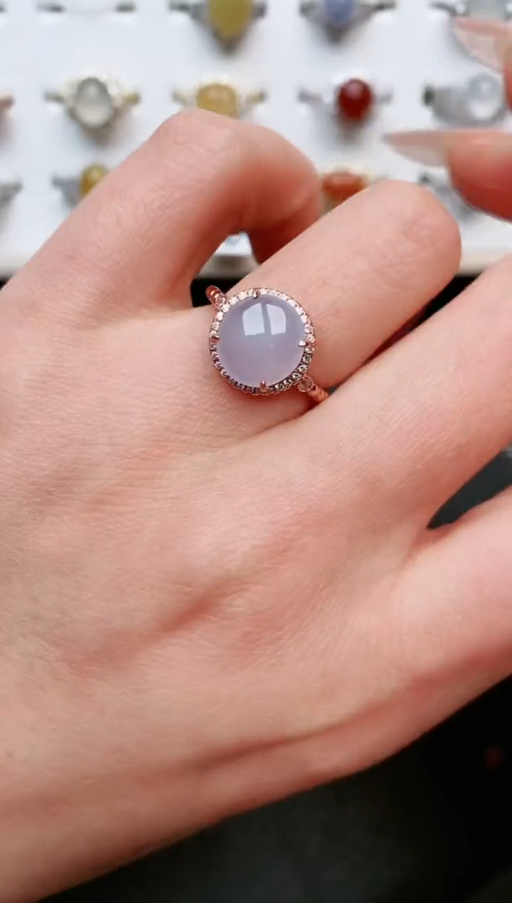 【闪购商品】翡翠戒指银S925镶嵌....