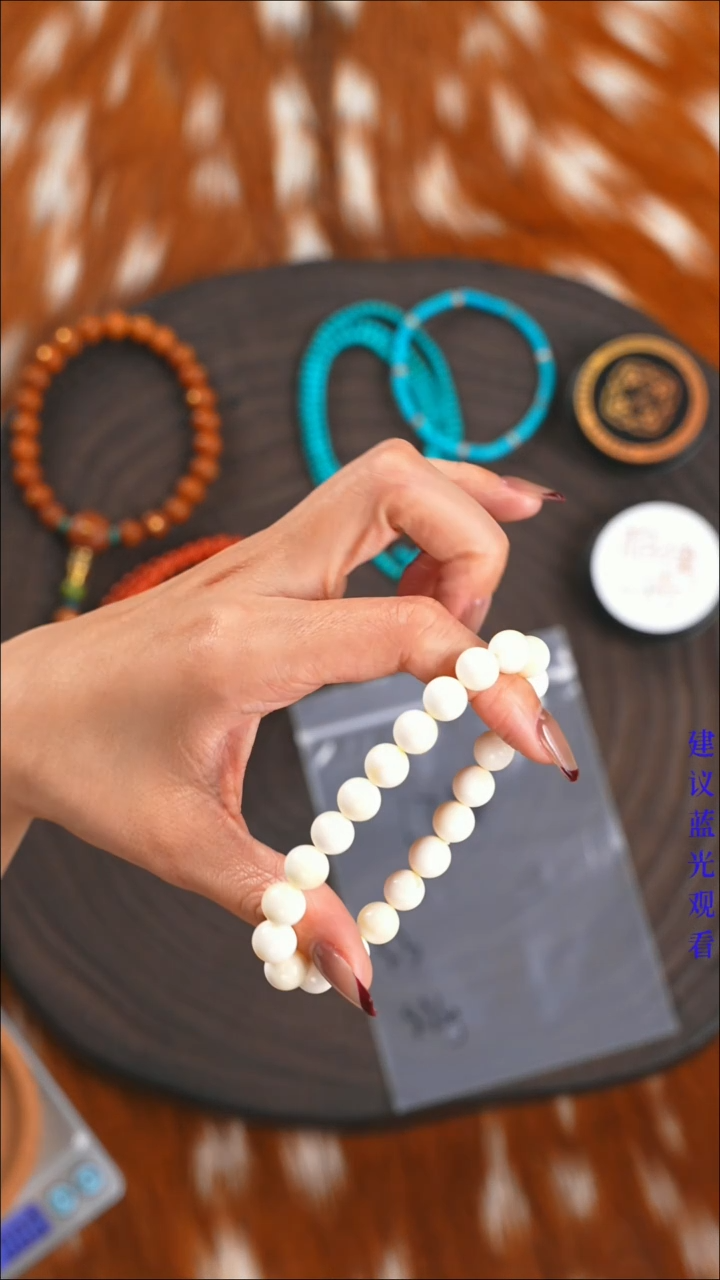 手串蜜蜡未镶嵌清**月格律诗严选珠宝
