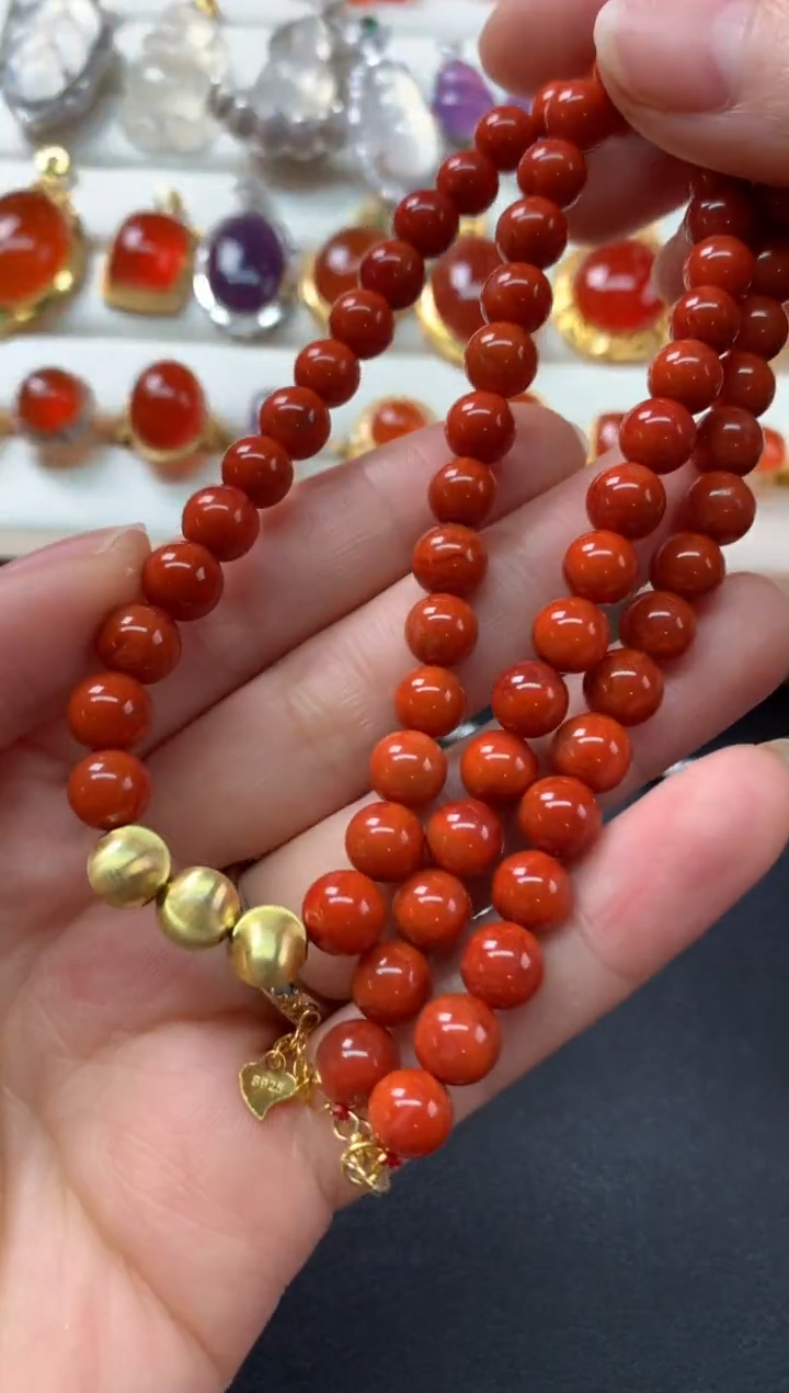 【闪购商品】南红玛瑙项链未镶嵌D798|680