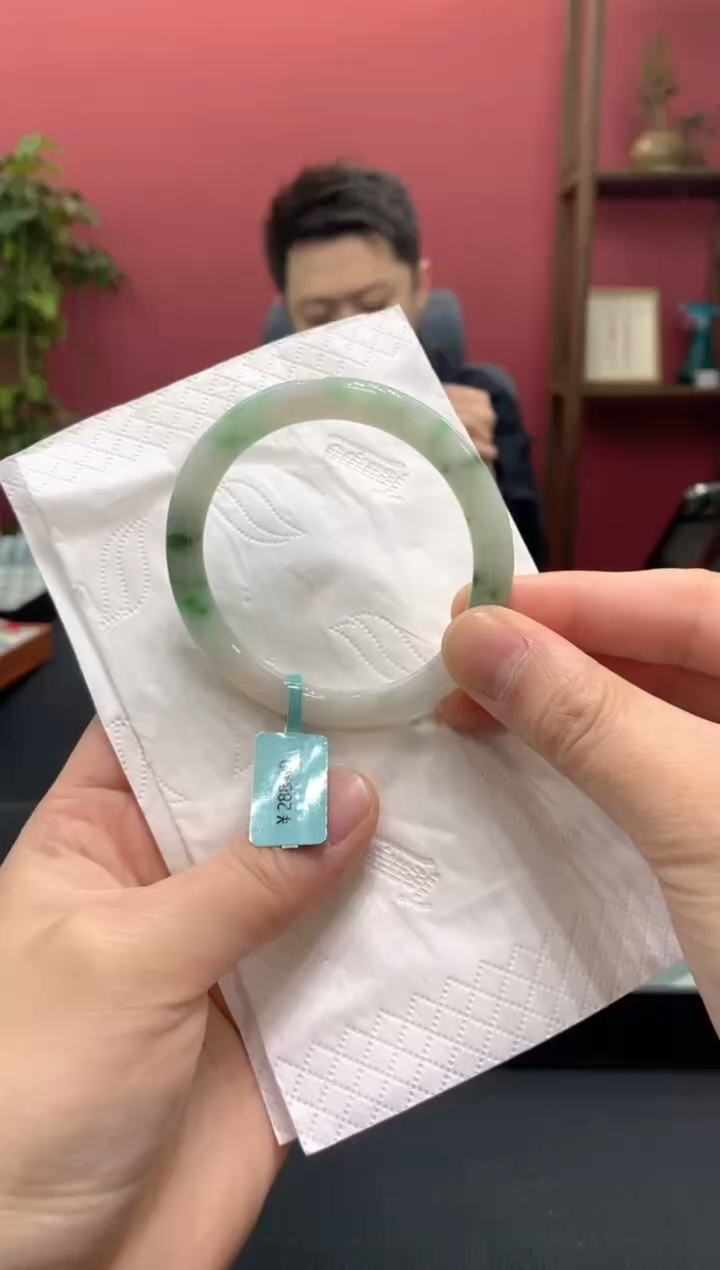 翡翠未镶嵌手镯00007776