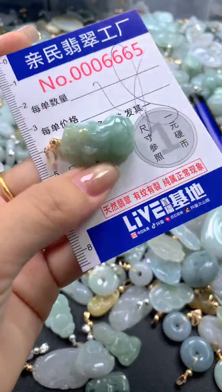 颈饰未镶嵌翡翠6665