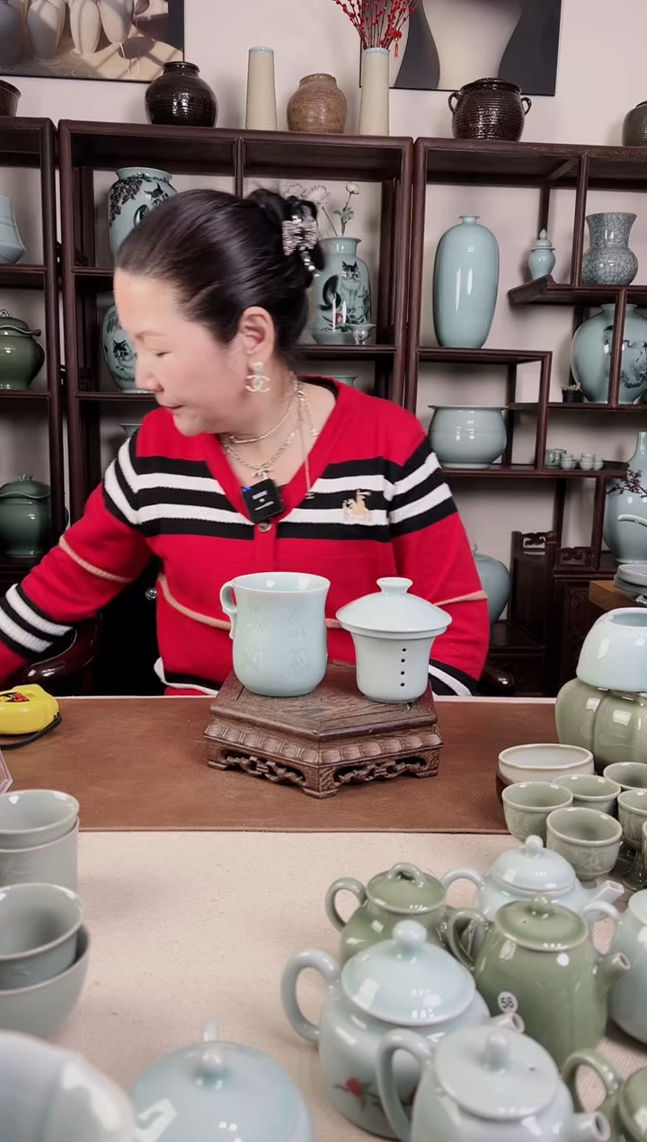 【闪购商品】杯粉青 十二生肖杯 3件套