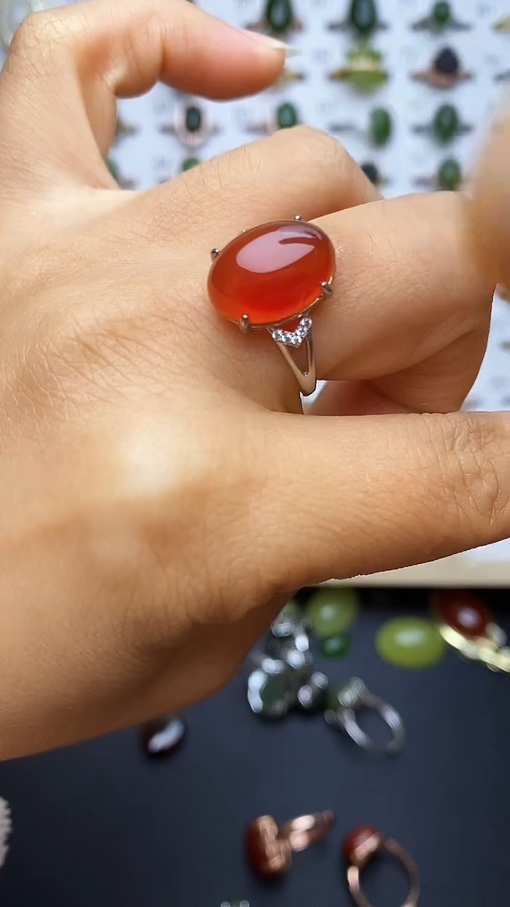 【闪购商品】南红玛瑙戒指未镶嵌1