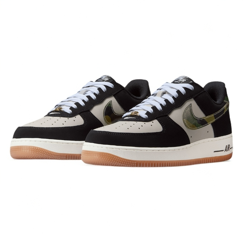 NIKE/耐克Air Force 1 Low Retro 板鞋 米黑色HQ1967-100