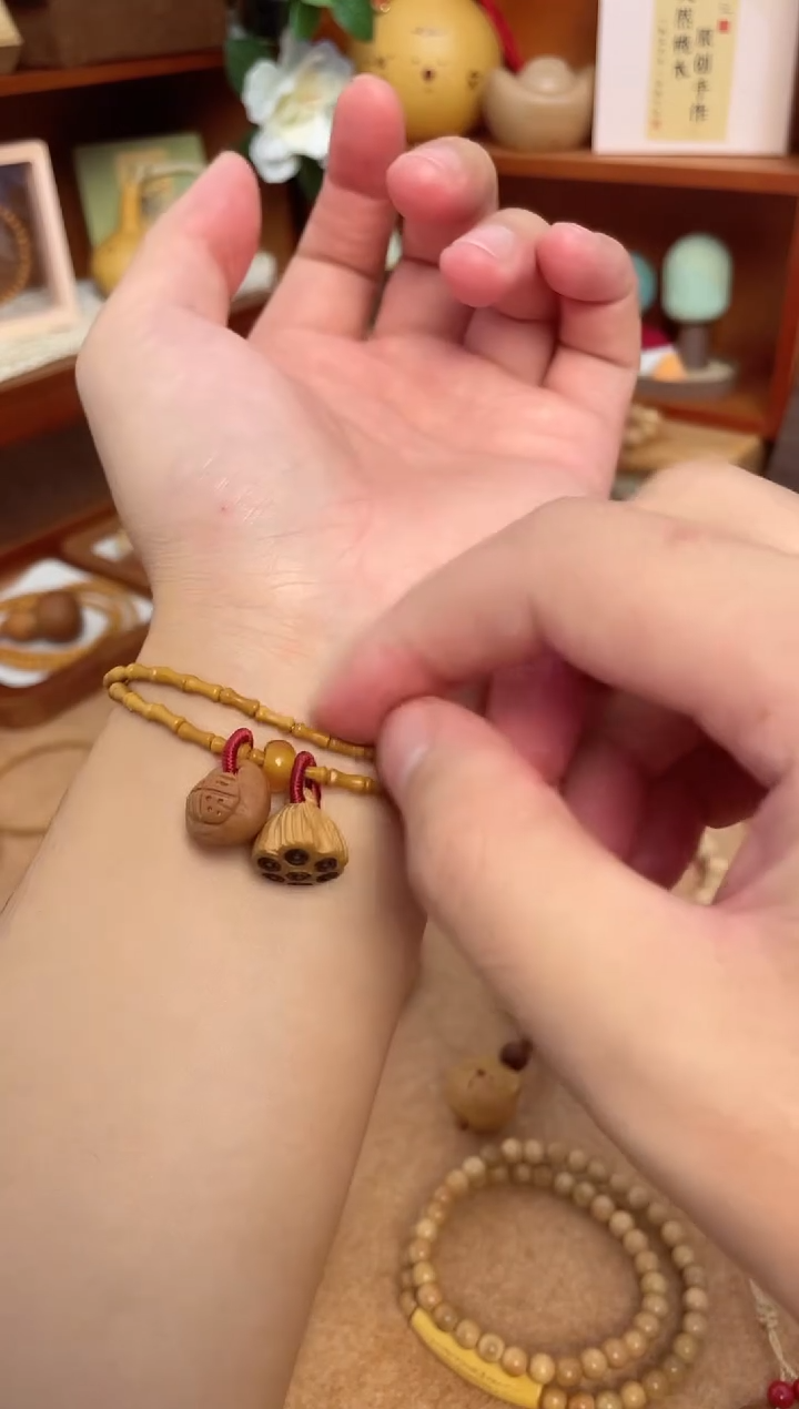 竹节手串一物一拍好运连连双圈