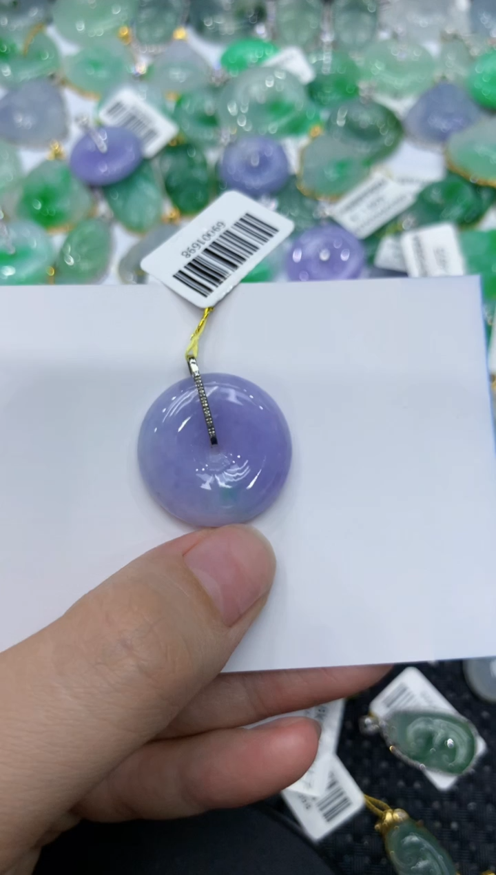 【闪购商品】翡翠颈饰18K金镶嵌11111111111