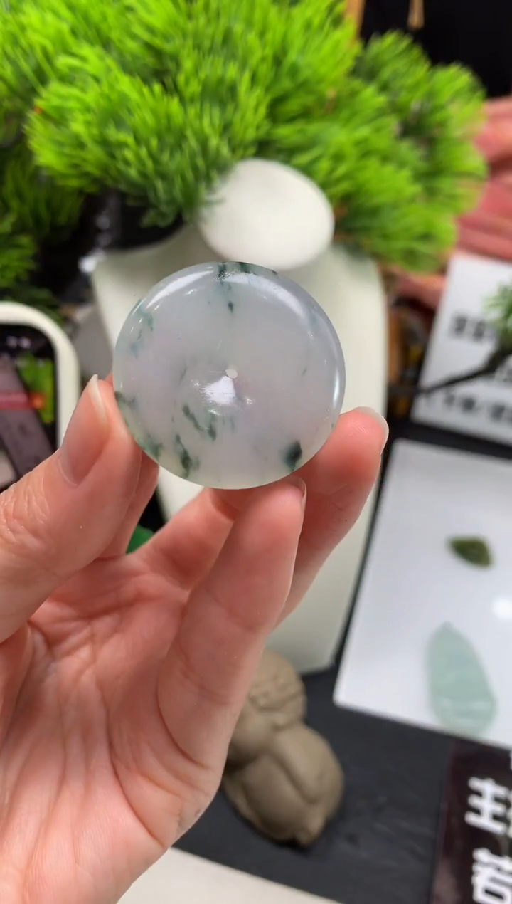 未镶嵌定制翡翠百*吖---123545