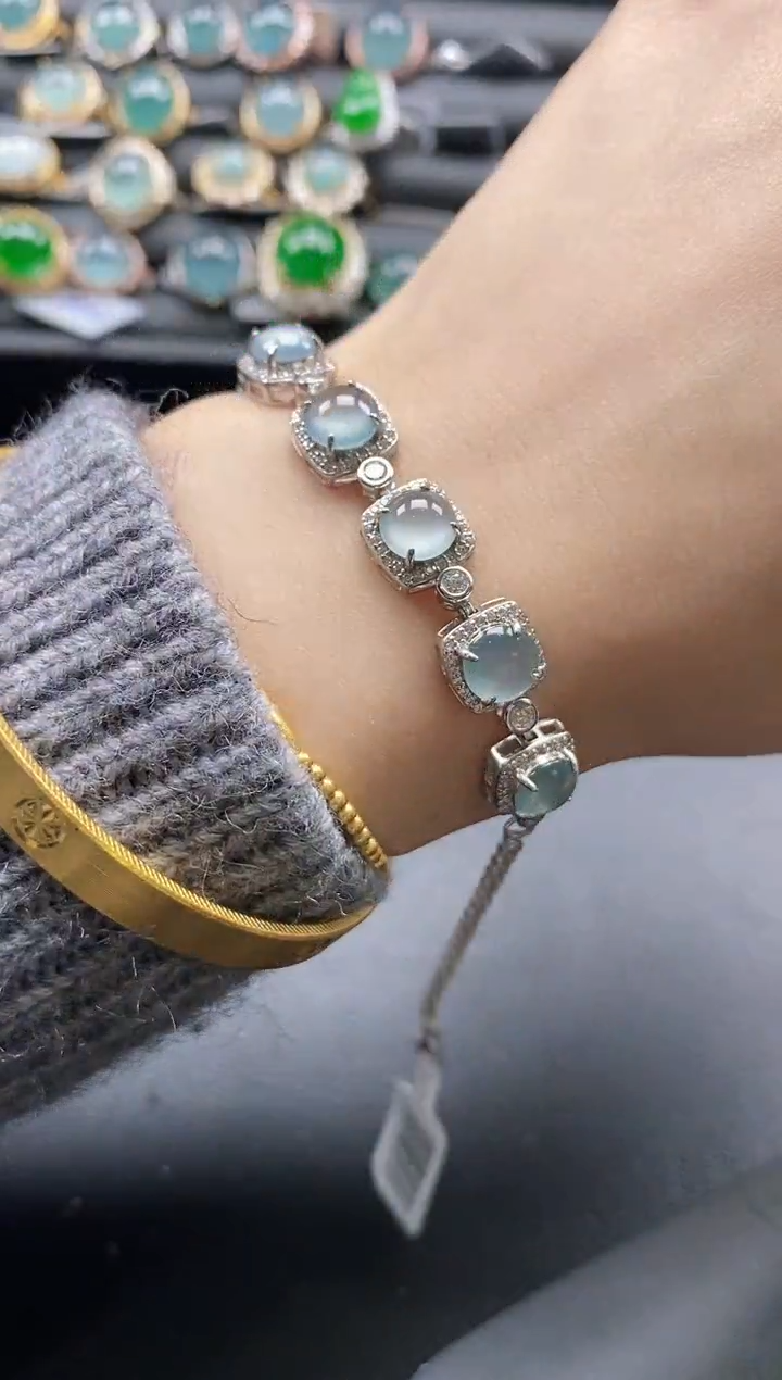 【闪购商品】翡翠戒指银S925镶嵌1111-