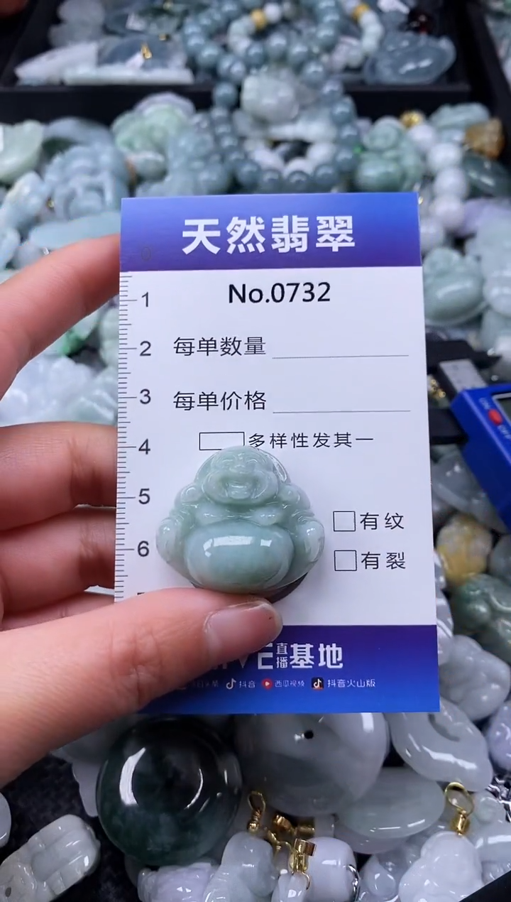 【闪购商品】翡翠颈饰未镶嵌缅甸A货翡翠0732