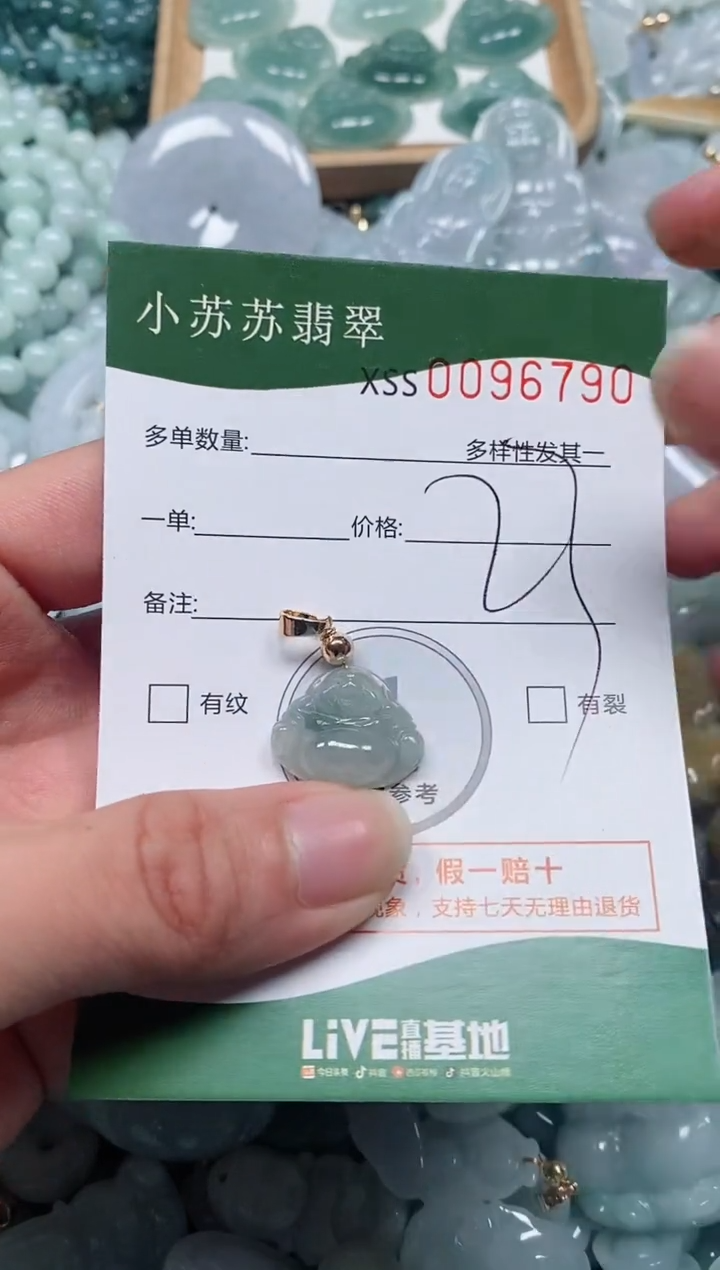 【闪购商品】翡翠颈饰未镶嵌闪购商品0096790