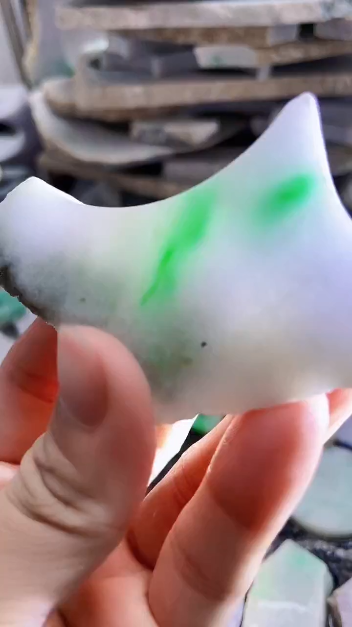 裸石翡翠天然A货翡翠板料