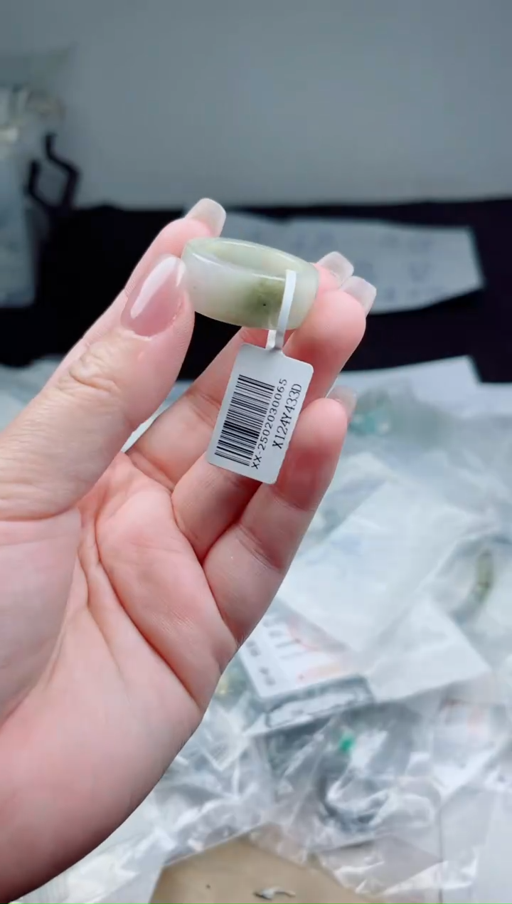 翡翠未镶嵌颈饰戒圈