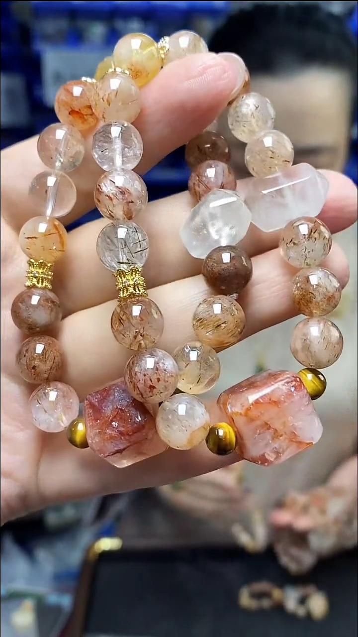 未镶嵌手链水晶多样性发货发其一