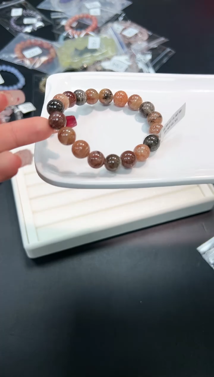 【闪购商品】水晶手串未镶嵌65r多样性发其一/1条默认微瑕