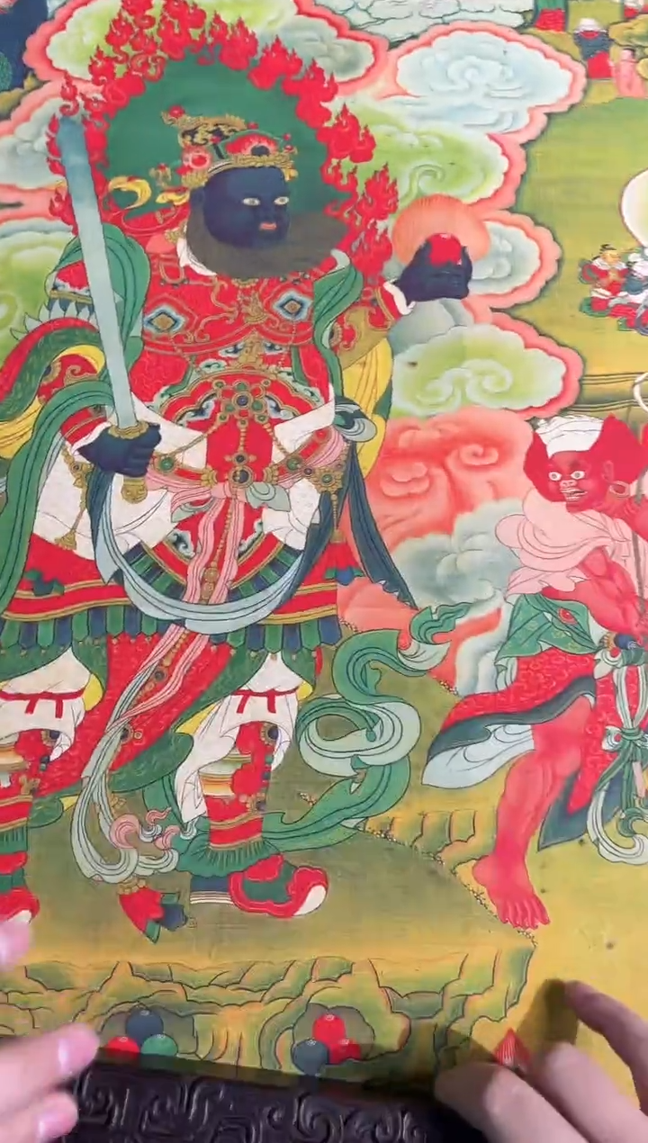 卷轴画卷轴画旭旭的唐卡