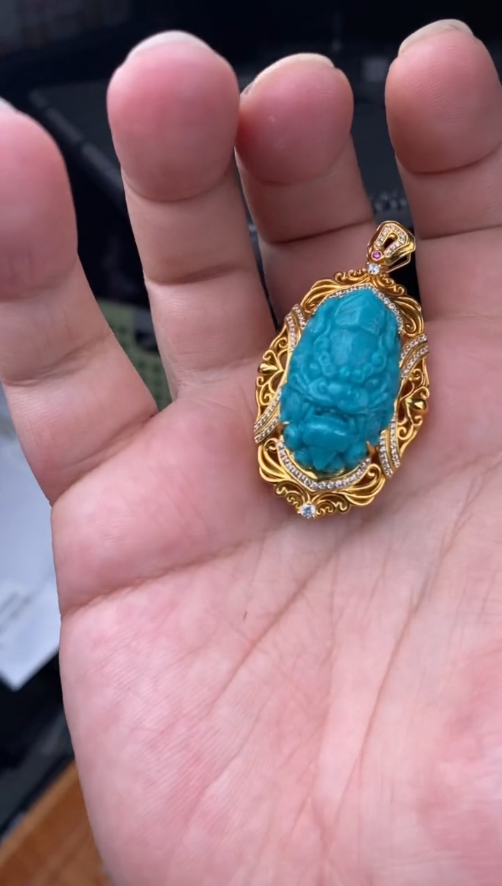 【闪购商品】绿松石吊坠未镶嵌绿松石吊坠