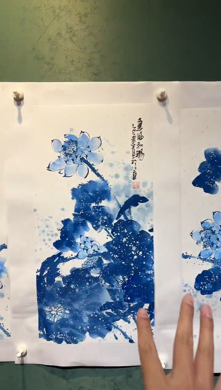 国画周建真老师绘画作品（送印屏）24-2