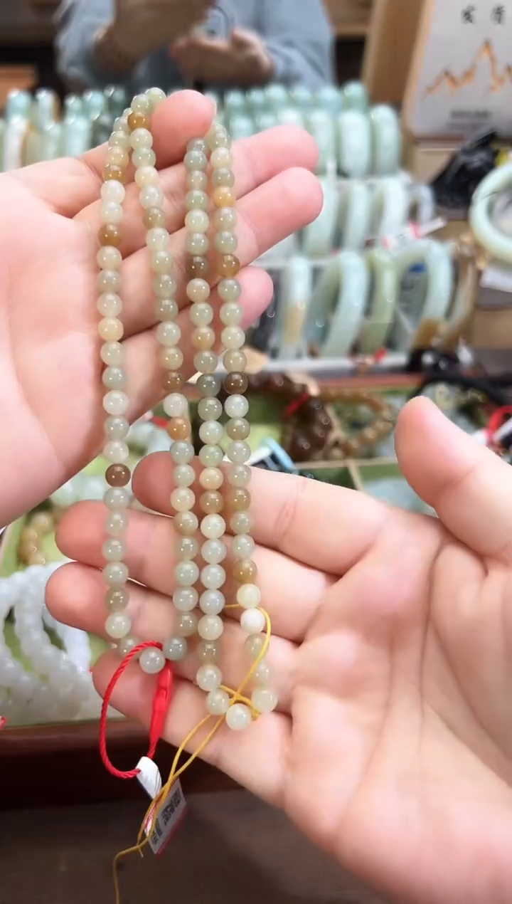 项链未镶嵌和田玉若羌料多宝项链卡6