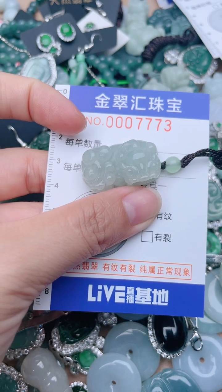 翡翠未镶嵌颈饰7773........1