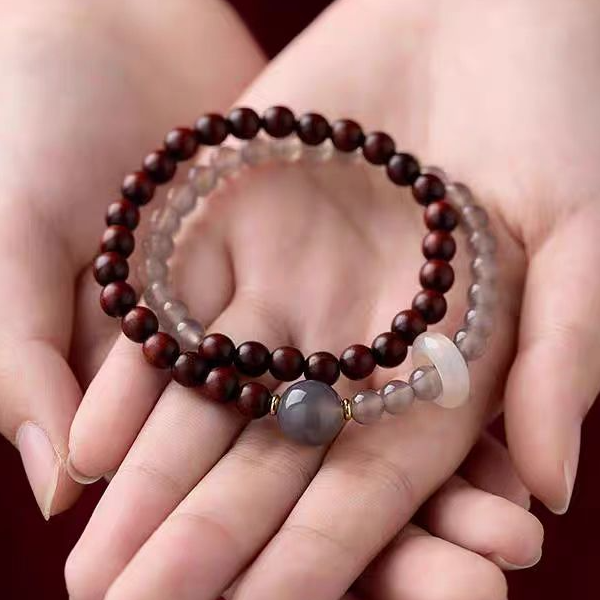 红檀双圈   s78   无礼盒