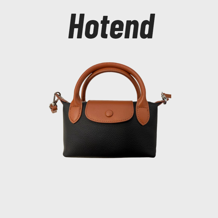 【美国Hotend】轻奢时尚百搭饺子斜挎包小号黑色