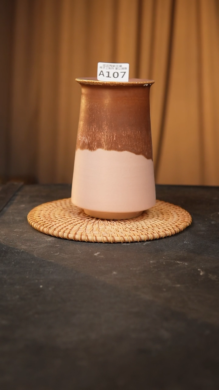 【闪购商品】瓷片107微瑕，泥泥手工花盆