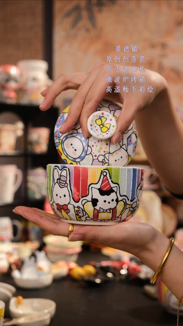 摆件陶旺的可以陶瓷设计师款