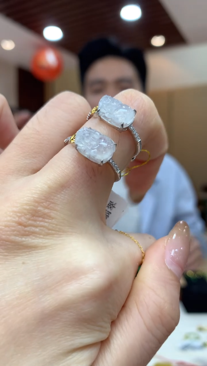 未镶嵌戒指翡翠戒指多样性发货1件