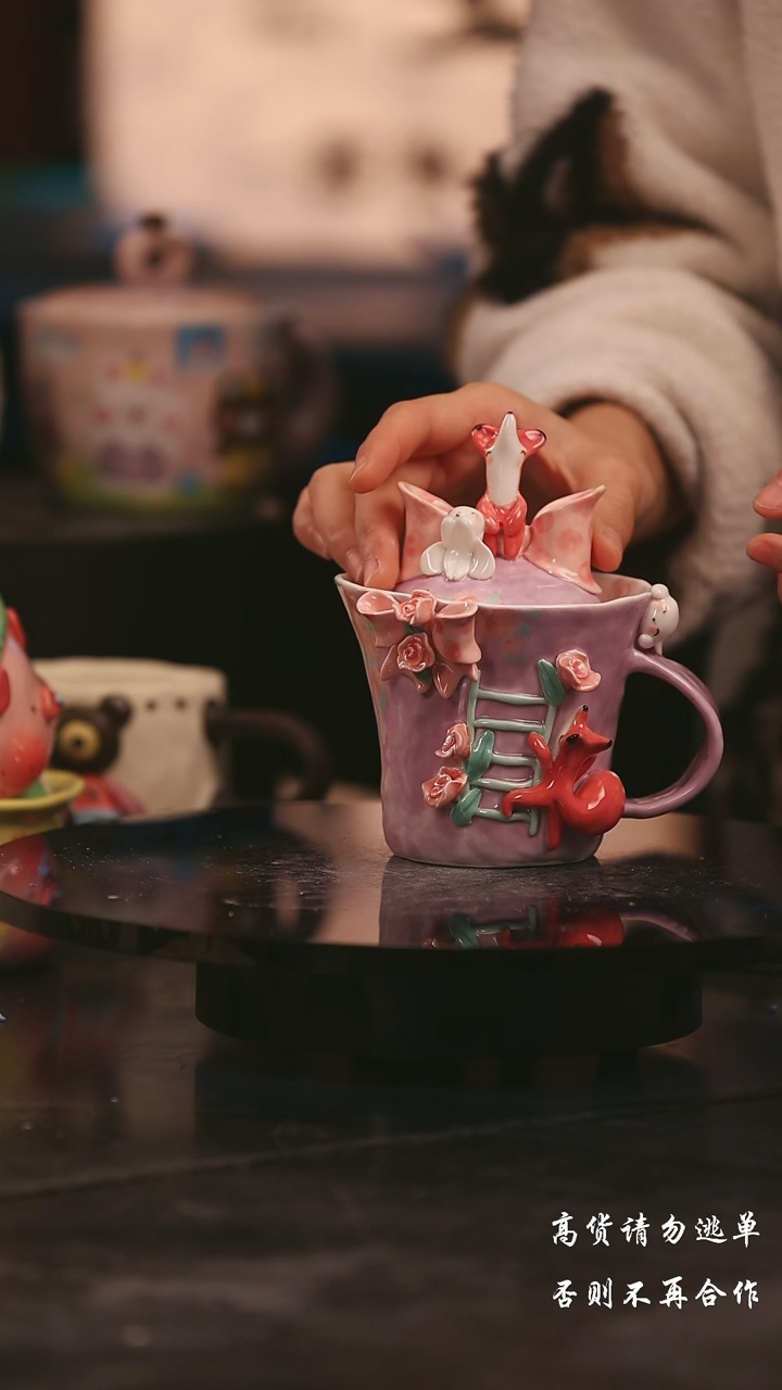 陶瓷景德镇可爱设计师款陶瓷 