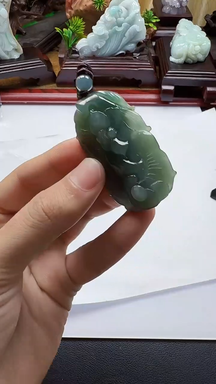 吊坠(不含链)未镶嵌翡翠1