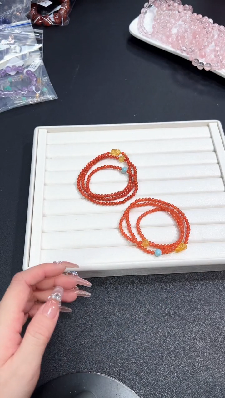 【闪购商品】水晶手串未镶嵌68a多样性发其一/1条默认微瑕