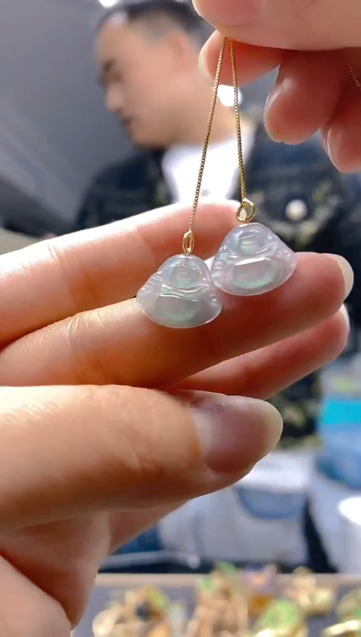 【闪购商品】翡翠耳饰合金0380翡翠耳线