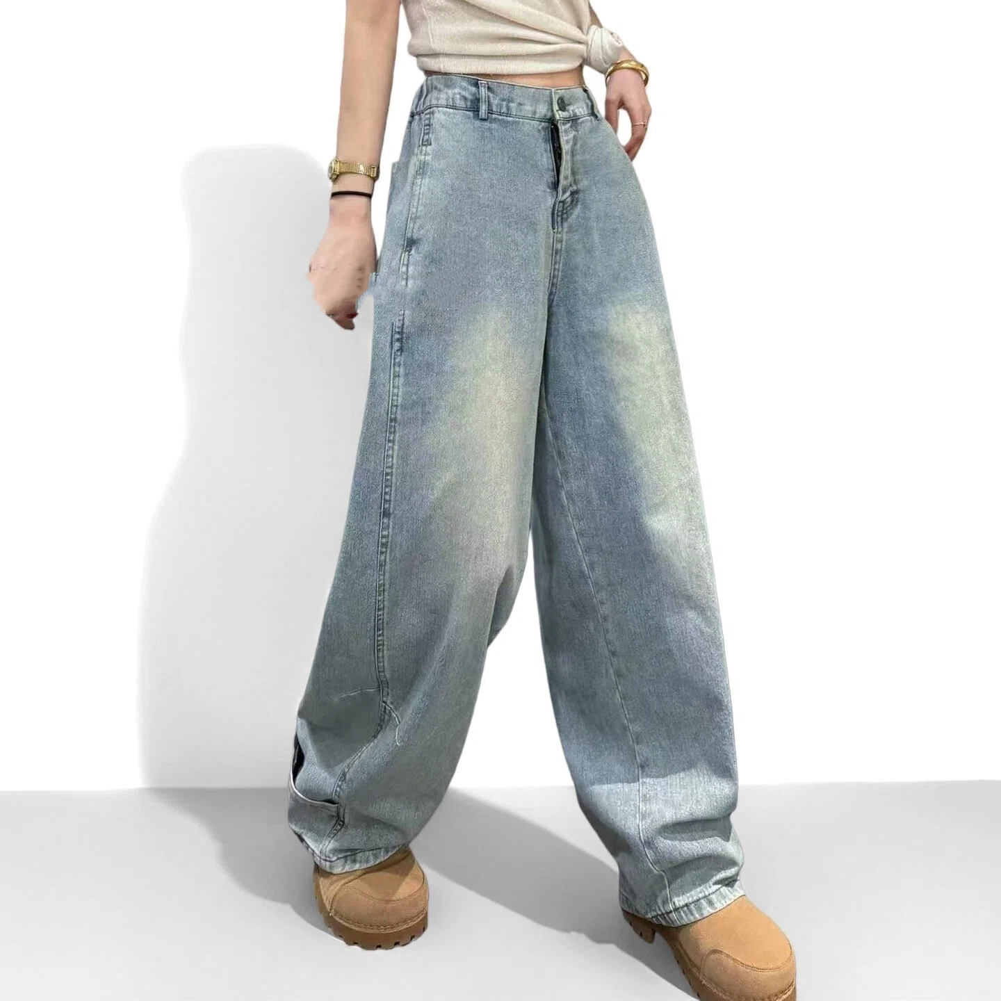 大宝家《自留》重工弯刀裤