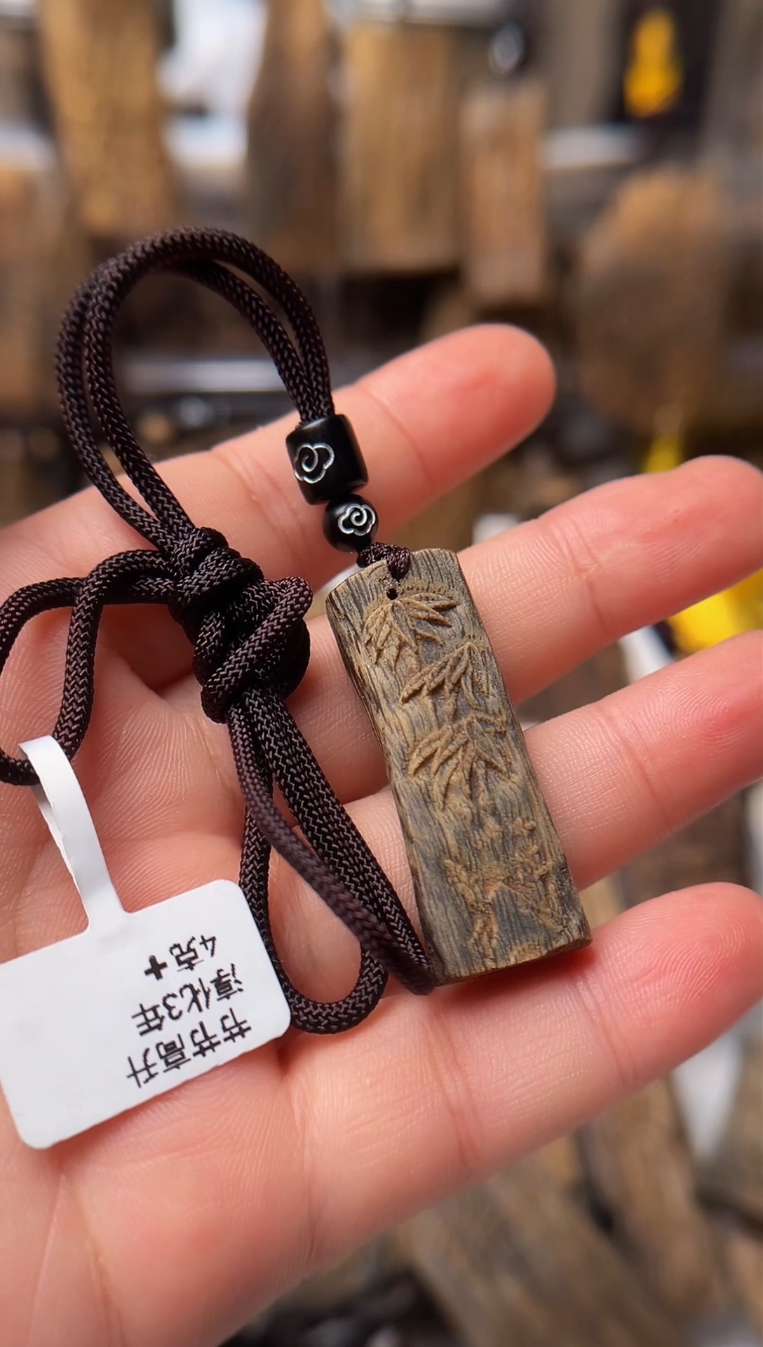 【闪购商品】沉香吊坠[沉香炸姐]沉香吊坠节节高升