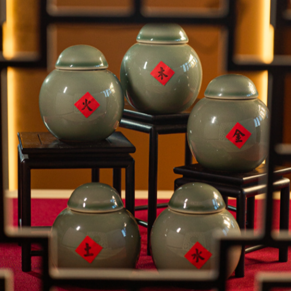 晒秋香 木火土金水合香香粉 33g/1瓶