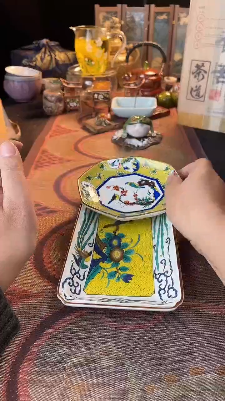 瓷片绿**踪散瓷默认微瑕，看清尺寸品相再拍