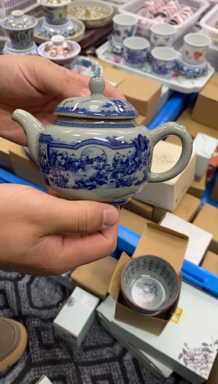 陶瓷景德陶瓷茶具容量约260