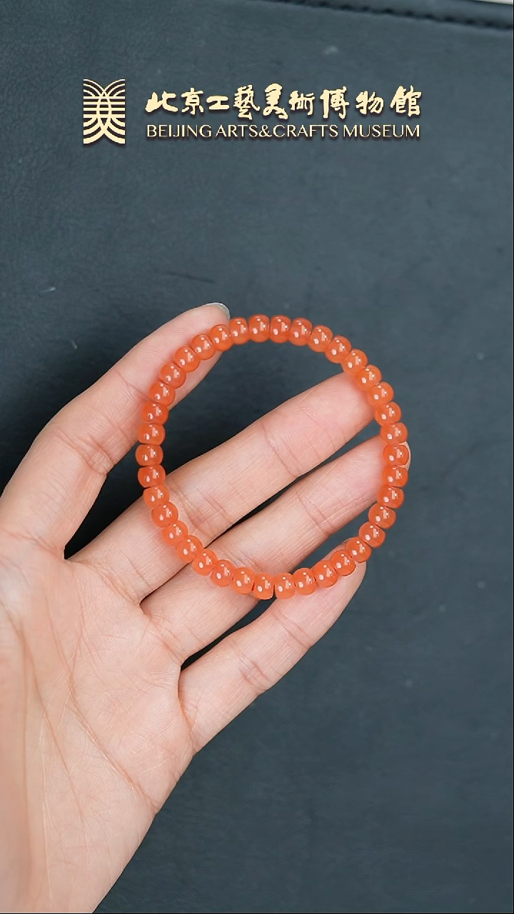 【闪购商品】南红玛瑙手串未镶嵌B0219GMD214鼓珠手串