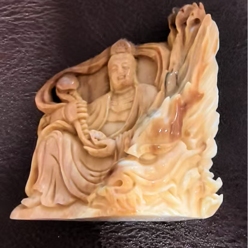 猛犸约75克雕刻件XY2223
