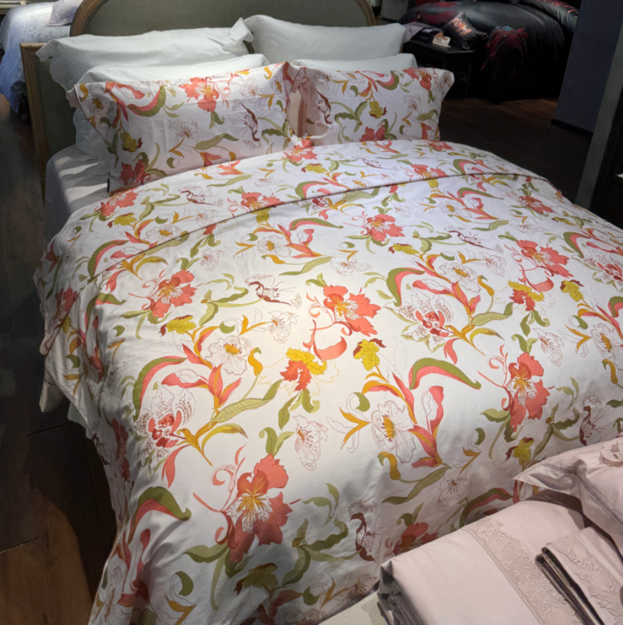 [花戒指]精选！美式全棉数码印花床单-奥利