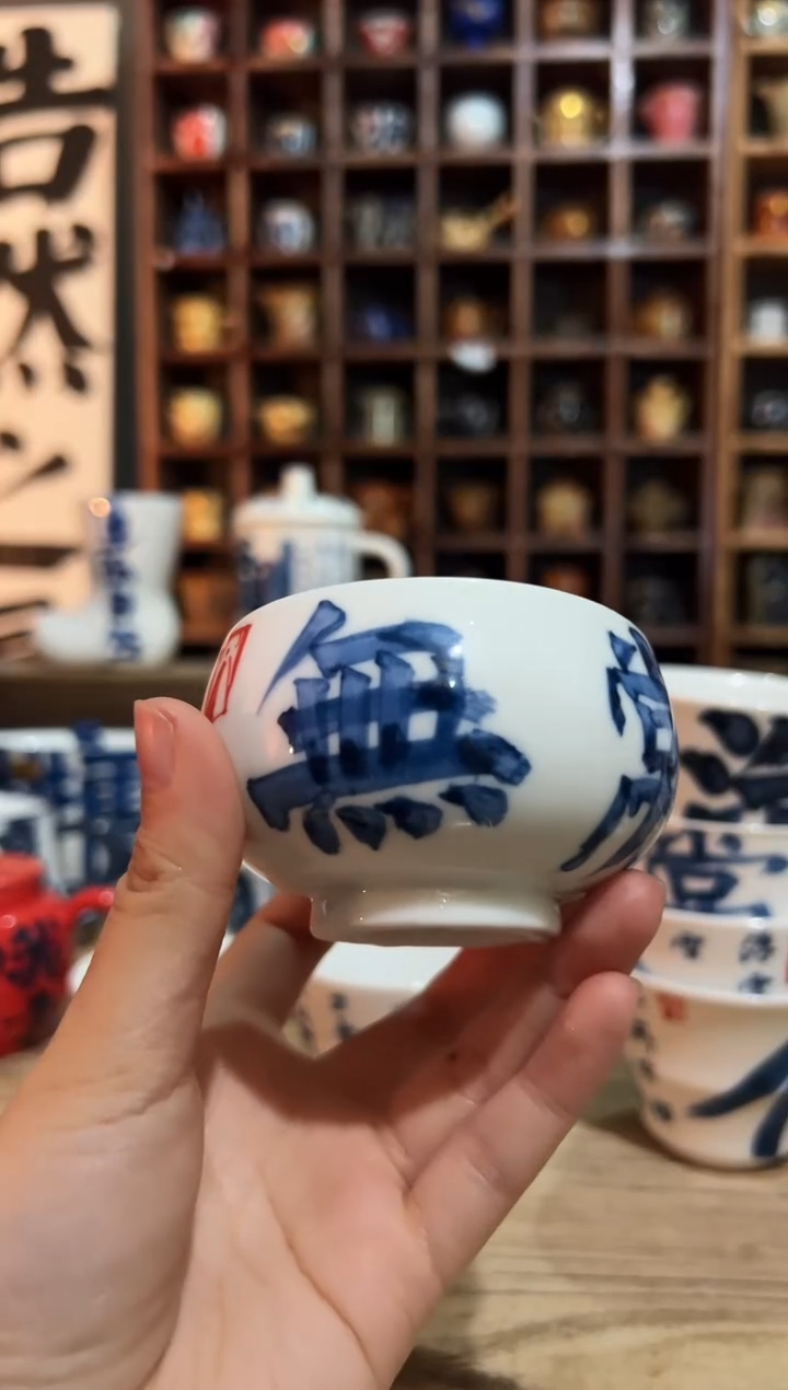 【闪购商品】观云听雨原创手绘茶具