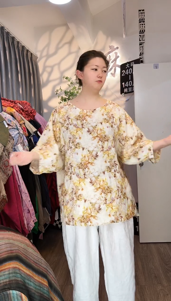 亚麻大码女装系列。140斤-240斤