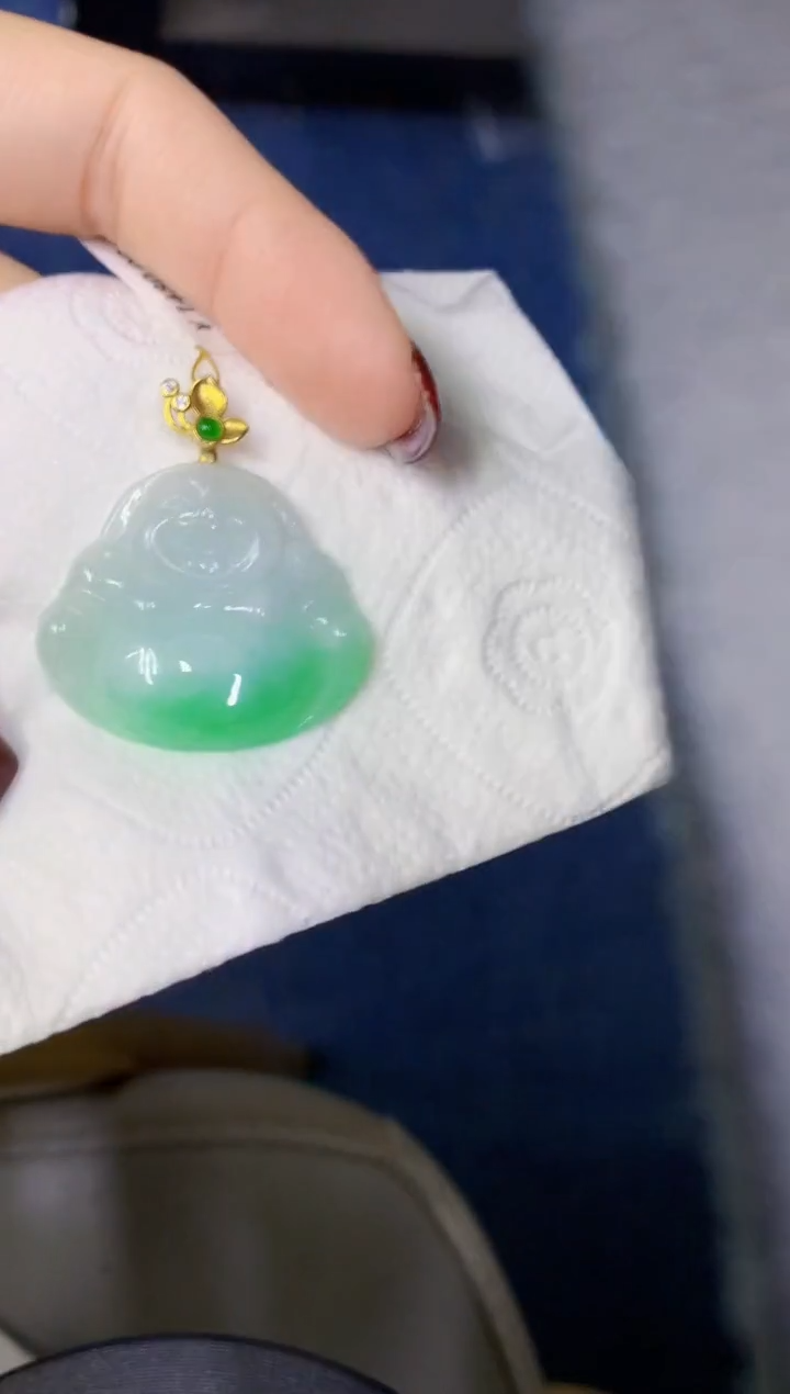 颈饰未镶嵌翡翠缅甸天然翡翠A货