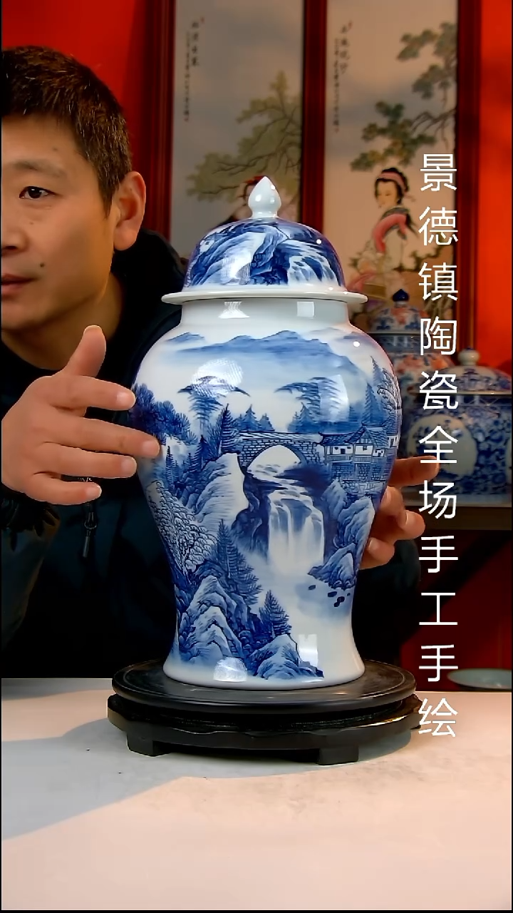 摆件陶瓷景德镇陶瓷 全场手工手绘
