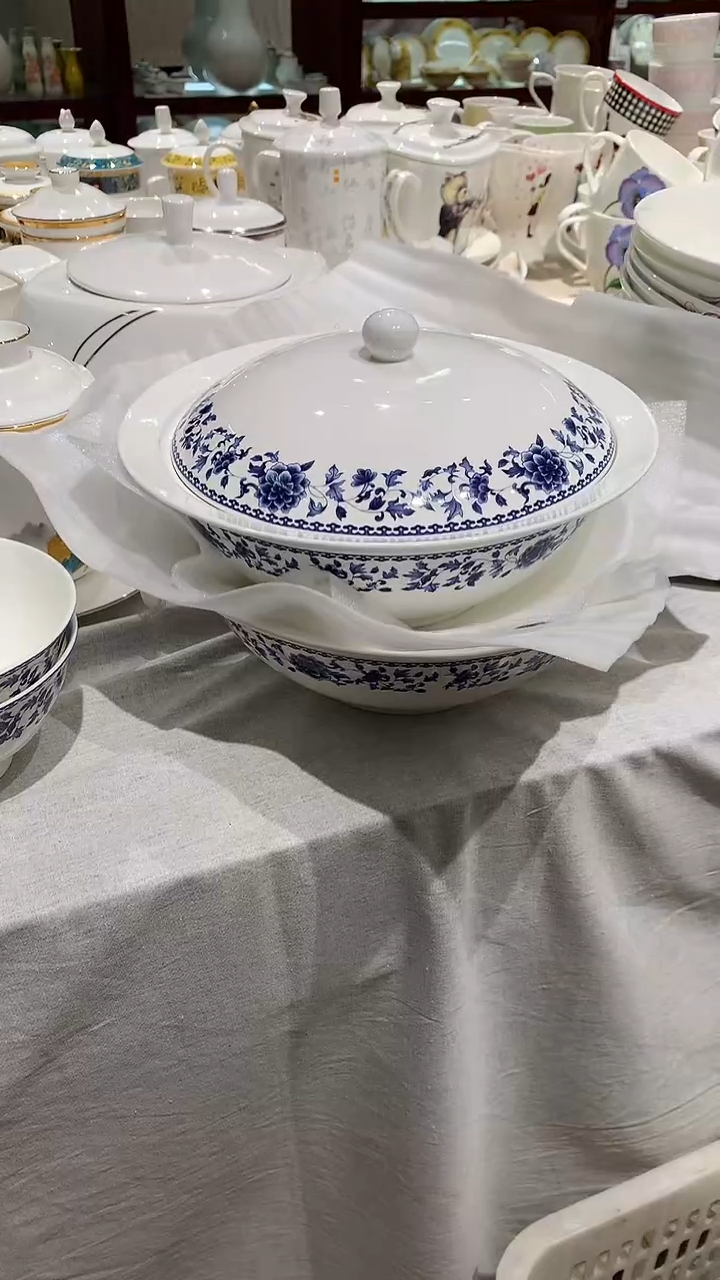 隆达骨瓷 福利  青花品锅 